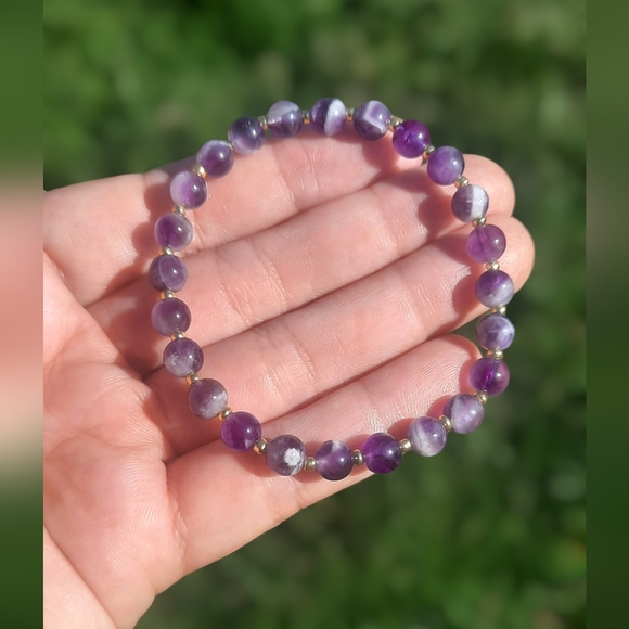 Dream Amethyst 6mm Bracelet (spacers) - Picture 1 of 4